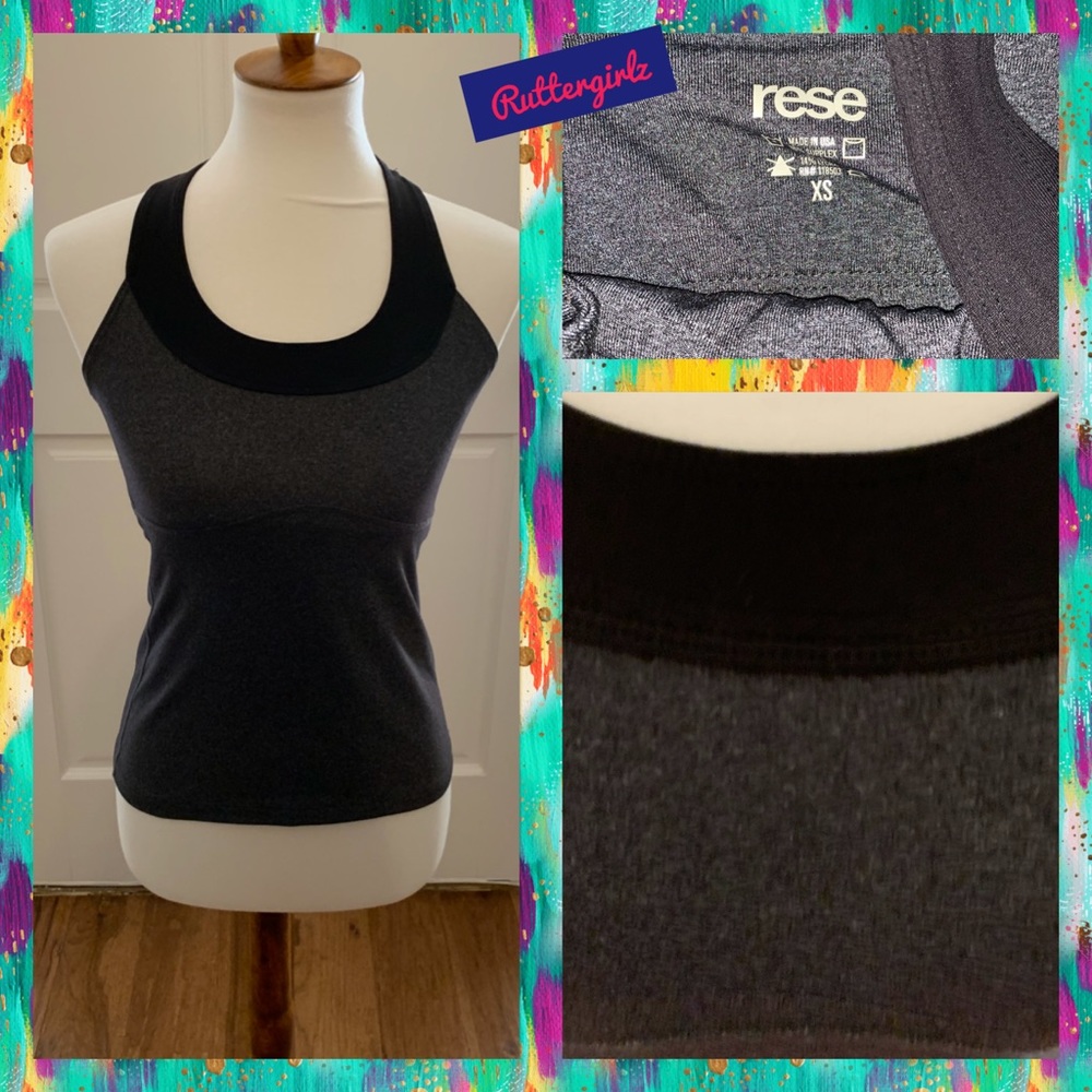 *SOLD*Rese Activewear Gray Rebecca Tank - Size XS